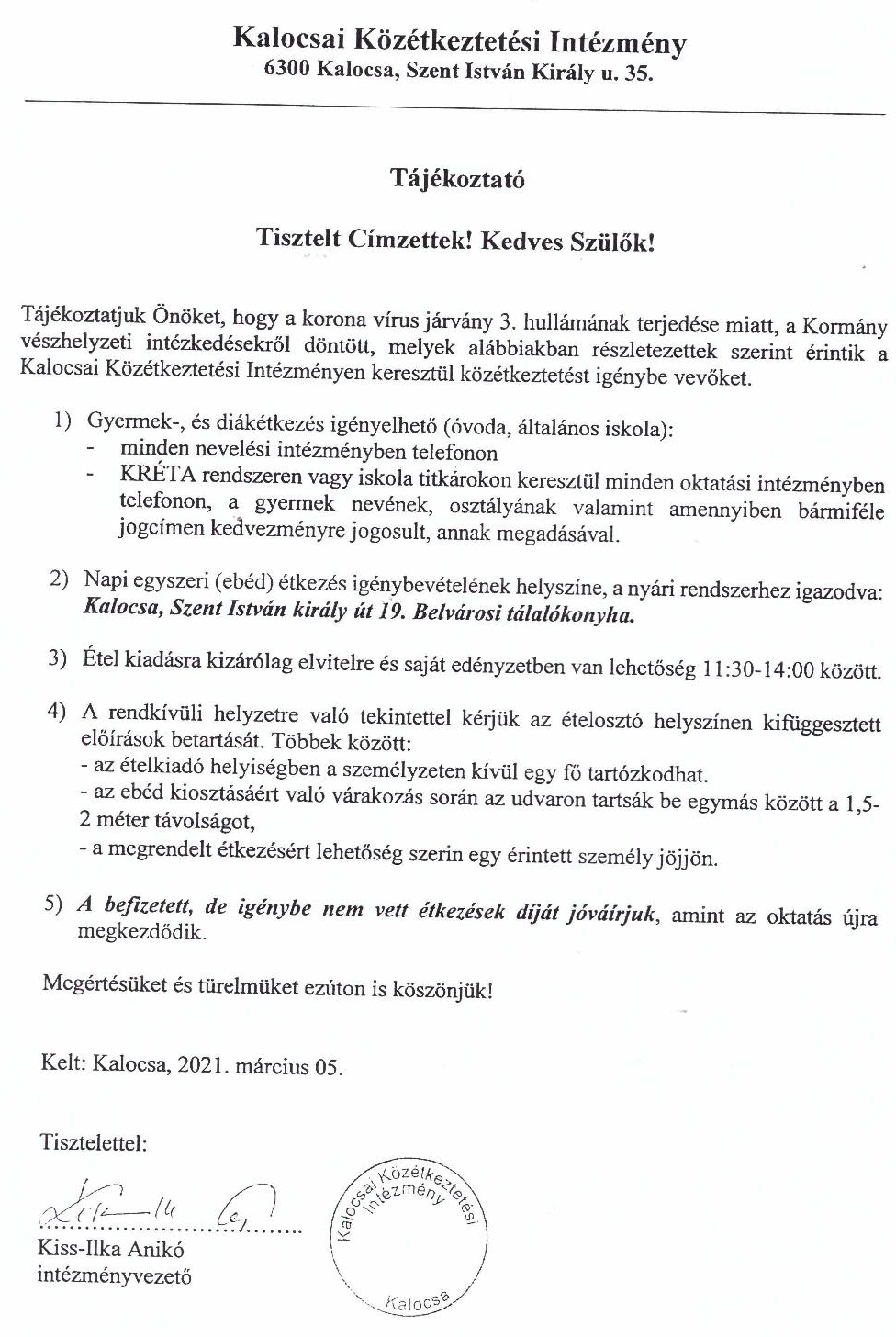 kozetkeztetesi tajekoztato