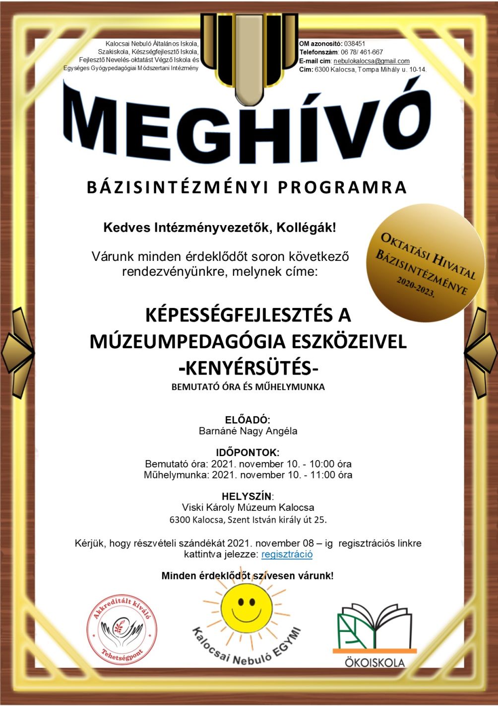 meghivo 21 nov 10