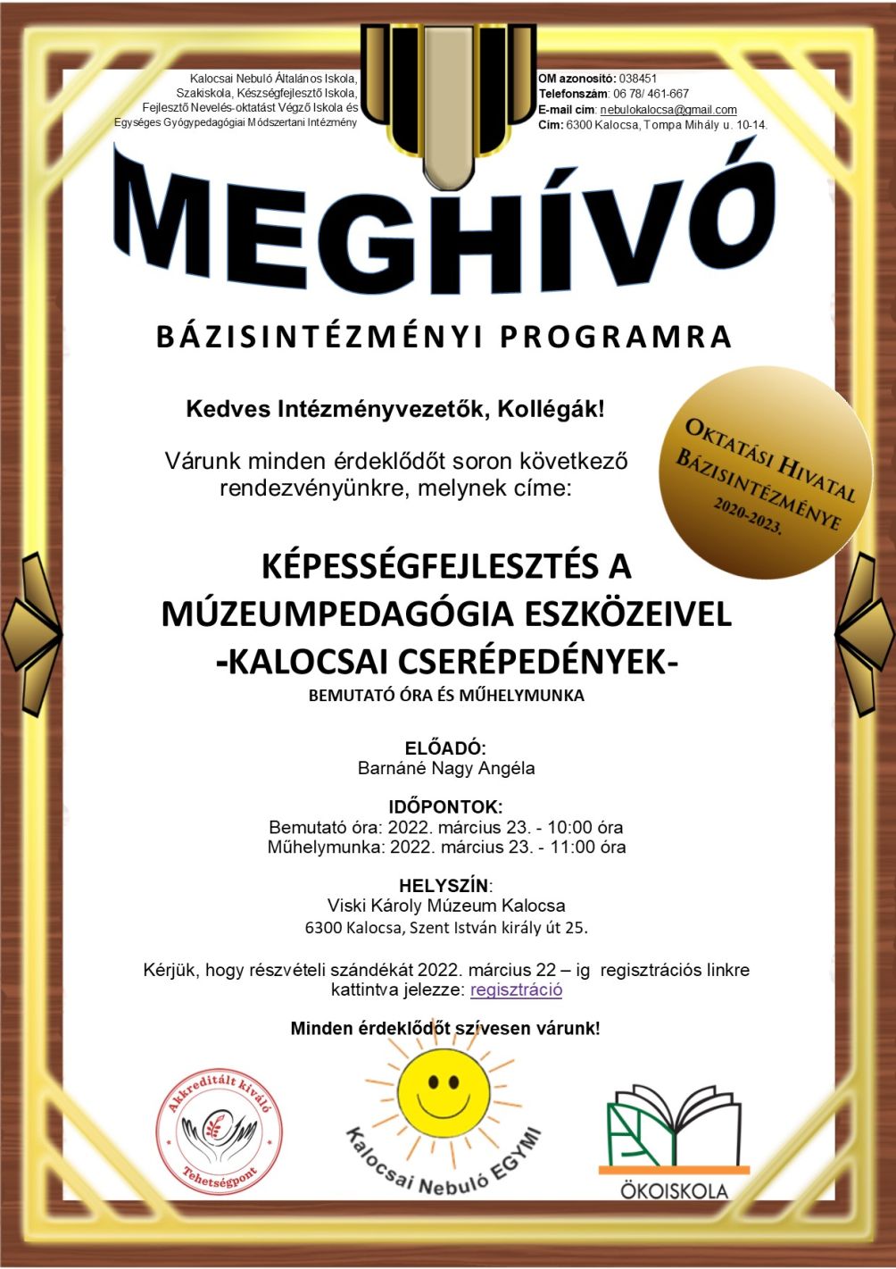 meghivo 22 marc 23
