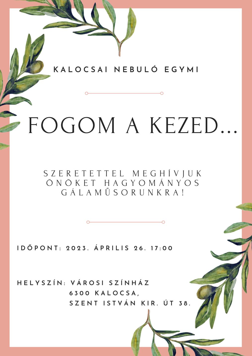 Fogom a kezed